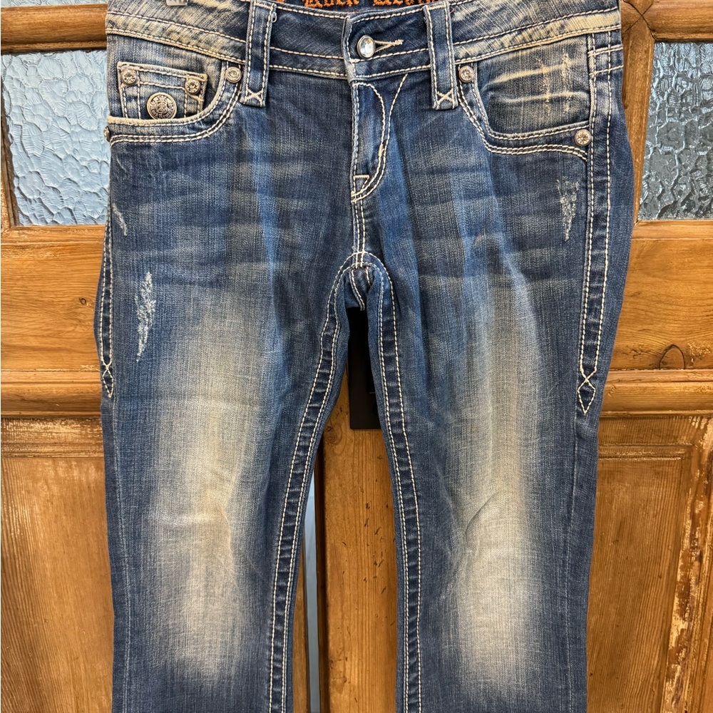 Rock Revival Celine Blue Capri Jeans